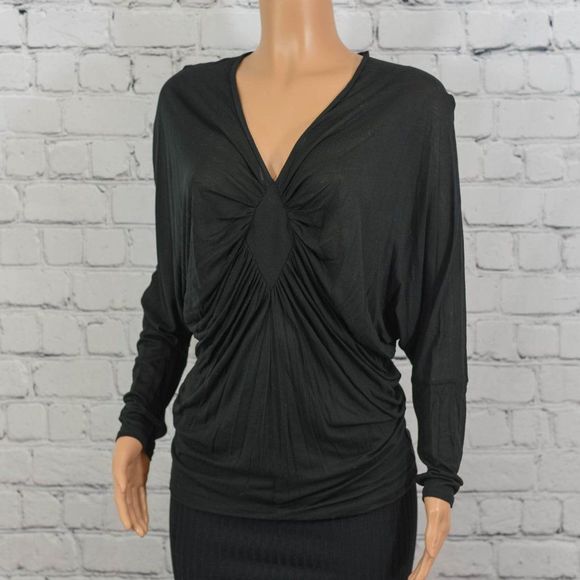 Leith black batwing top - Picture 1 of 6